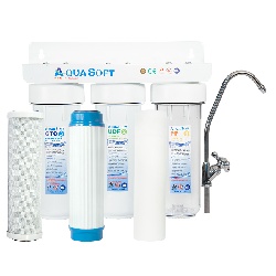 تصفیه آب سه مرحله آکوا سافت BEH-F01 تصفیه آب سه مرحله آکوا سافت BEH-F01